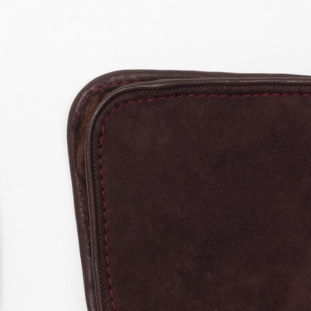 Guantes de piel granates