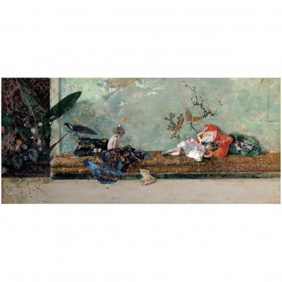 Bolso de mano  "Los hijos del pintor en el salón japonés" Bolso de mano  "Los hijos del pintor en el salón japonés"