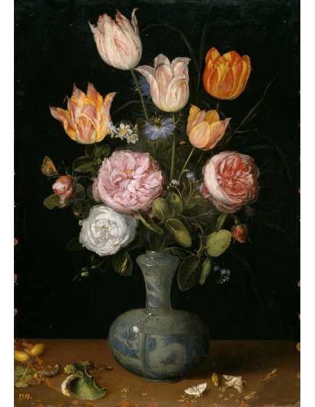 Funda de gafas con paño "Florero"