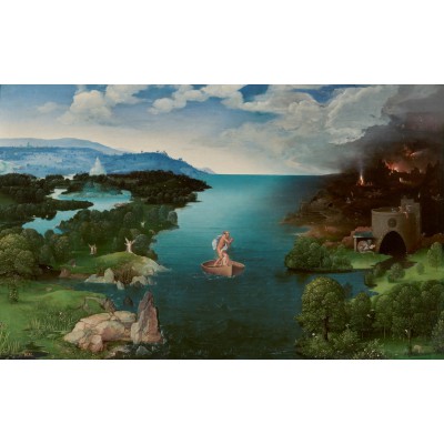 "Charon crossing the Styx" keyring