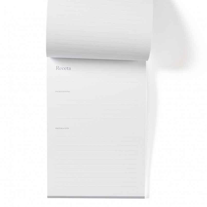 "Red Bream" recipe notebook (Arte Down)