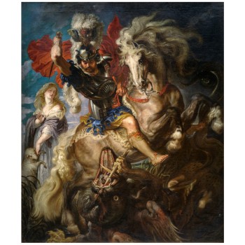 Imán "Lucha de san Jorge y... 2