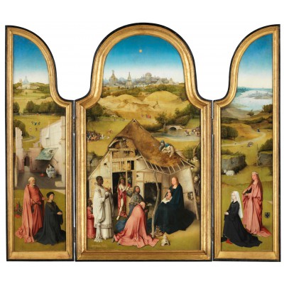 Marcapáginas magnético "Tríptico de La Adoración de Los Magos"