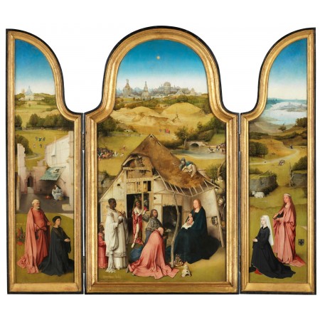 Marcapáginas magnético "Tríptico de La Adoración de Los Magos"