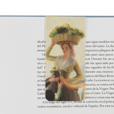 Marcapáginas magnético "La vendimia o El Otoño"