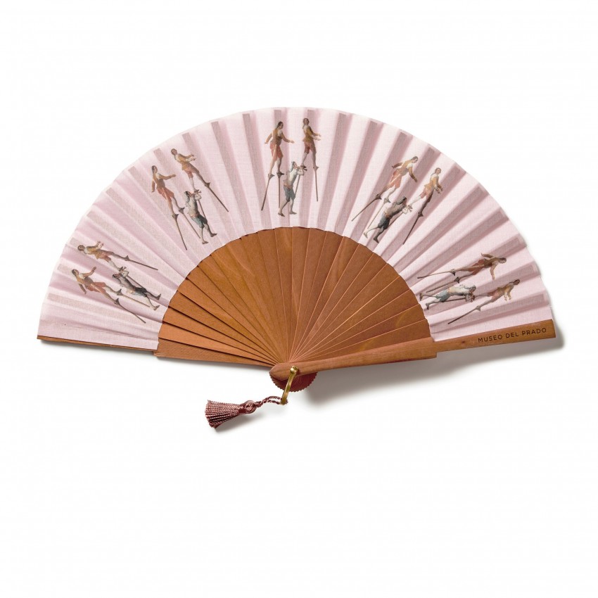 Abanico "Los zancos" 