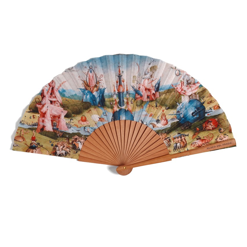 Abanico "El jardín de las delicias"