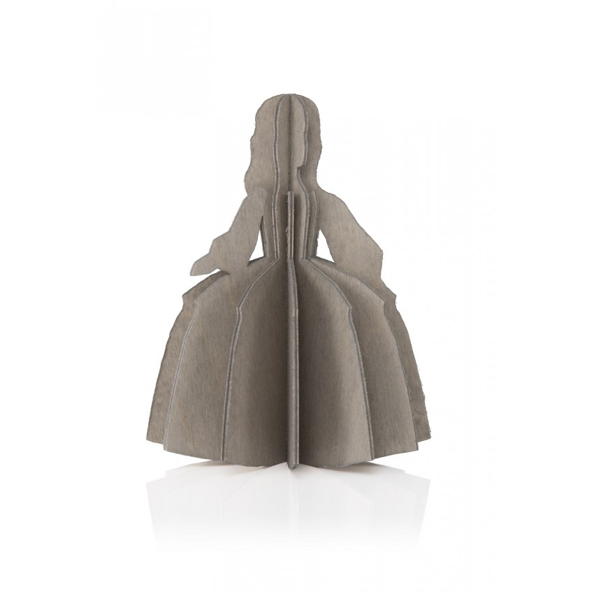 Menina de madera pequeña