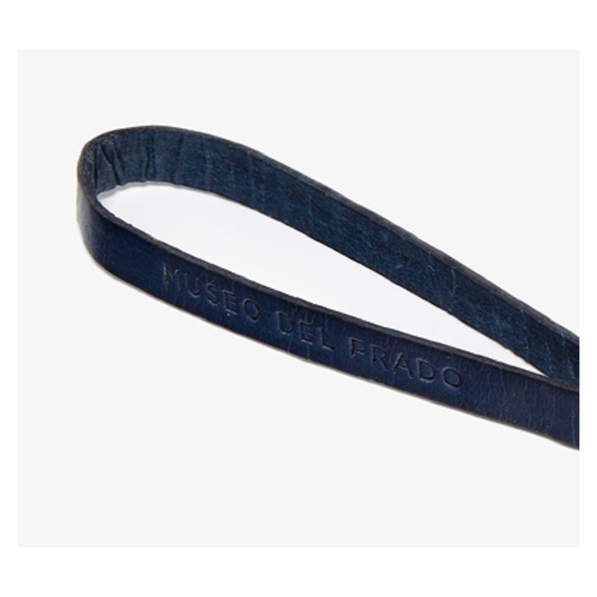 Llavero de piel Prado (azul)