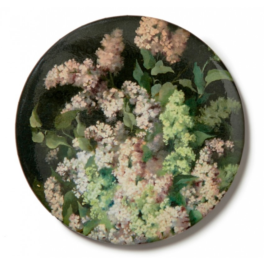 "Vase of Lilacs" pocket mirror