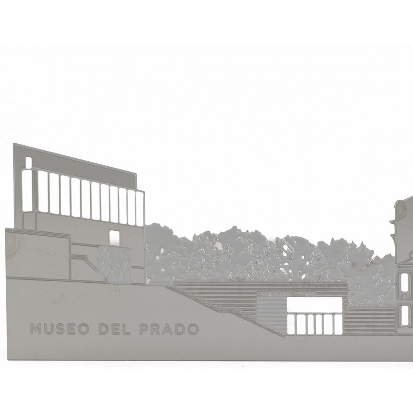 Marcapáginas metálico silueta Prado