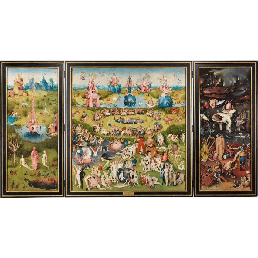 "The Garden of Earthly Delights" tray