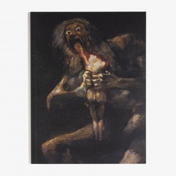 Cuaderno con lomo "Saturno devorando a un hijo"
