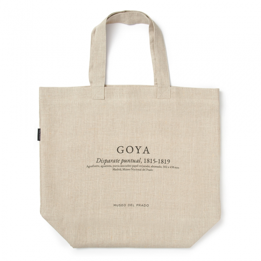 "Punctual folly" linen bag