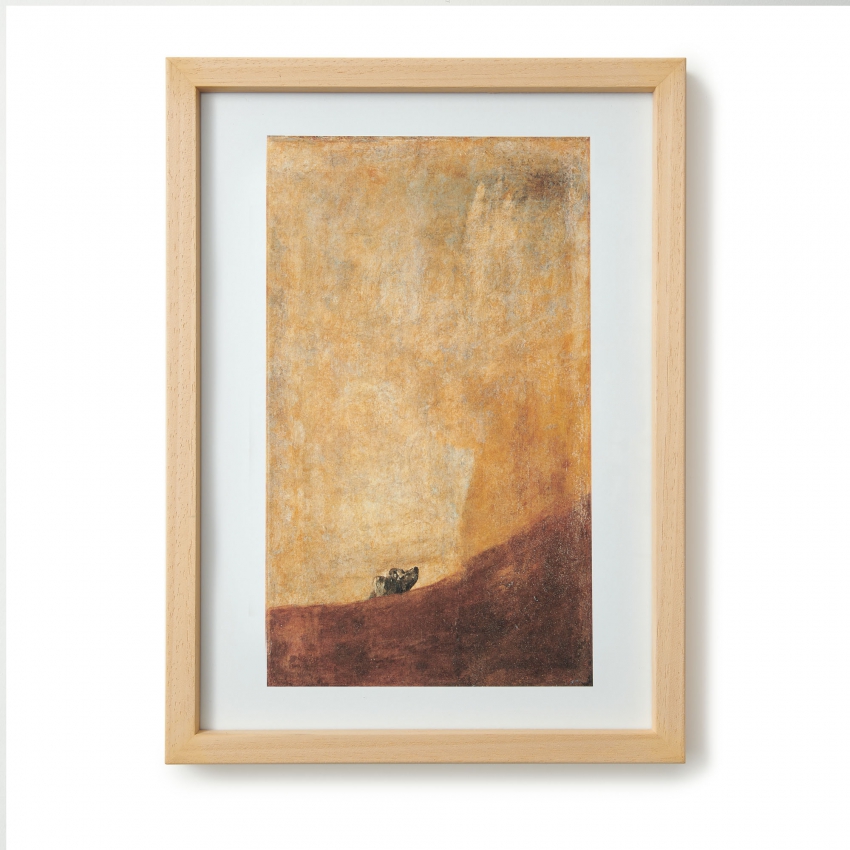 "The Drowning Dog" framed print "The Drowning Dog" framed print