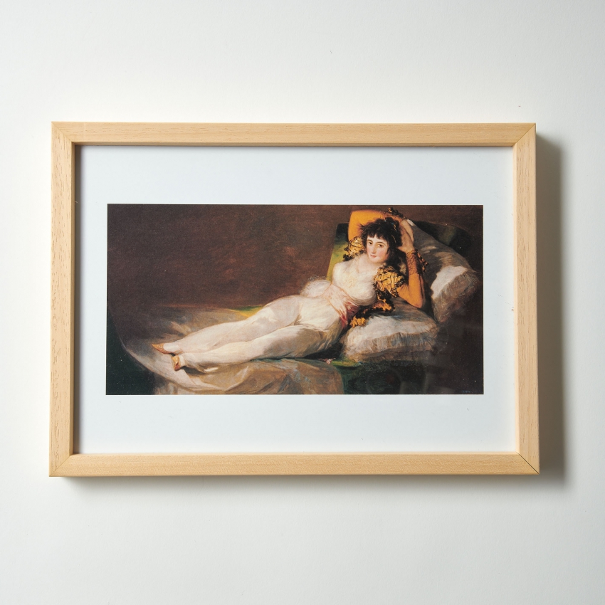 "The Clothed Maja" framed print "The Clothed Maja" framed print