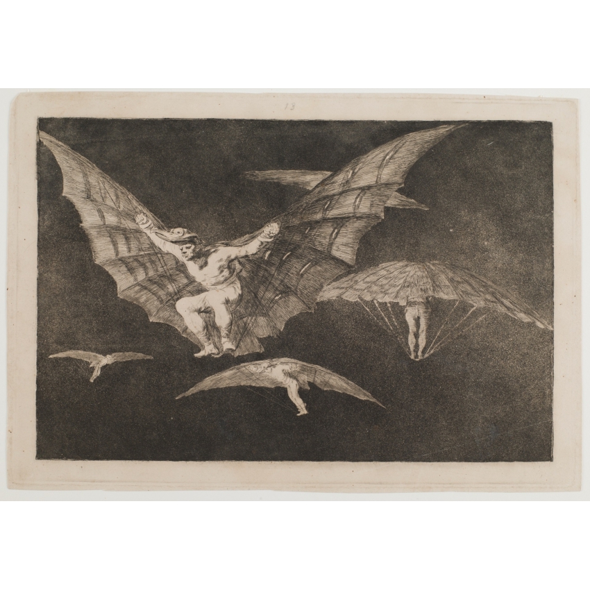 "A Way Men can fly with Wings" khaki...