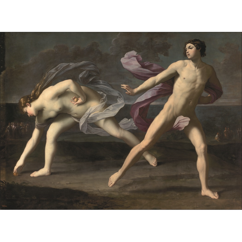"Hippomenes and Atalanta" placemat "Hippomenes and Atalanta" placemat