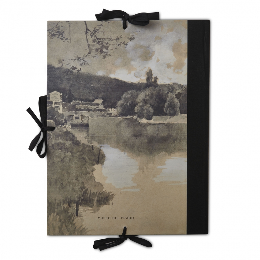 "View of Pontoise" drawing folder "View of Pontoise" drawing folder