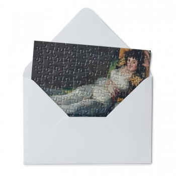 Postal puzzle "Maja vestida" 2