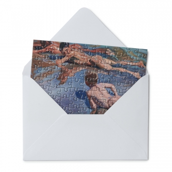 Postal puzzle "Chicos en la... 2