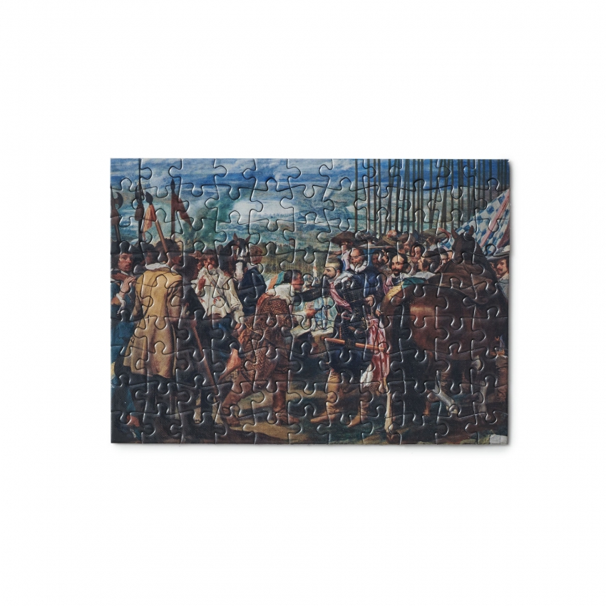 Postal puzzle "Las lanzas"