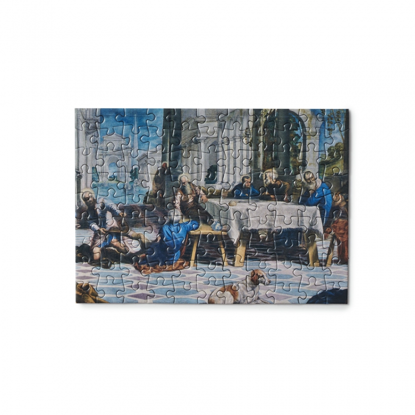 Postal puzzle "El lavatorio"