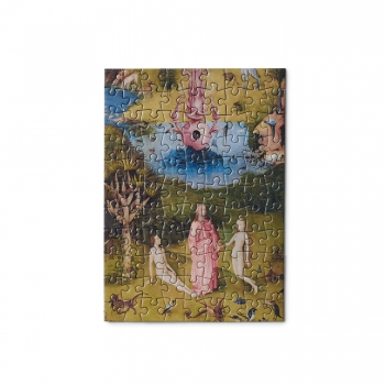 Postal puzzle "El jardín de...