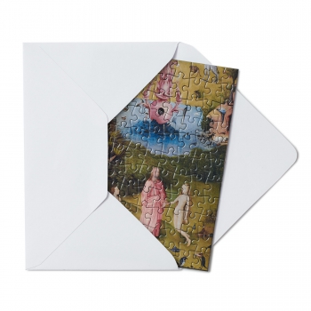 Postal puzzle "El jardín de... 2