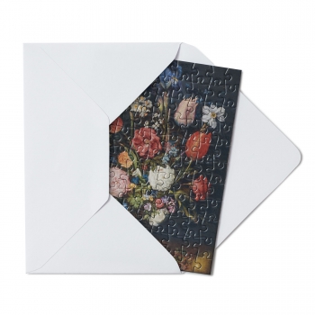 Postal puzzle "Florero" 2