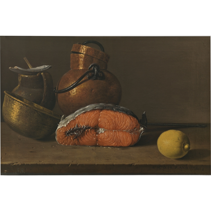 "Still Life Salmon with a Lemon"... "Still Life Salmon with a Lemon"...