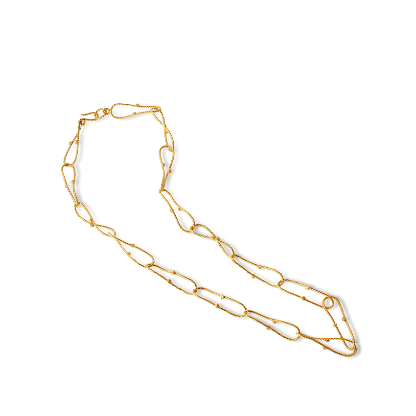 ⌘ Porte-Bonheur ⌘ MARLO LAZ Large Porte Bonheur 14-karat gold, sapphire