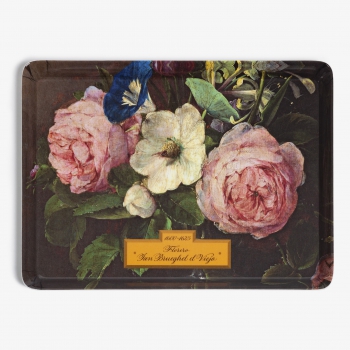 "Vase of Flowers" tray