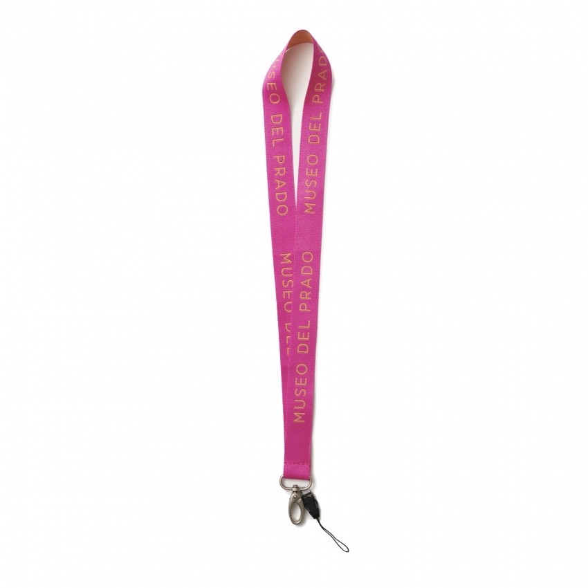 "Museo del Prado" pink lanyard "Museo del Prado" pink lanyard