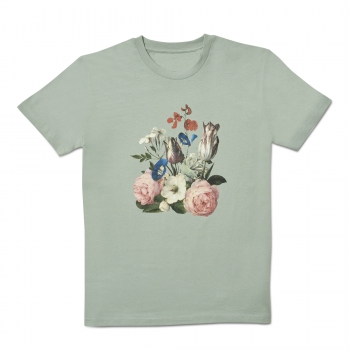 Camiseta "Florero" azul