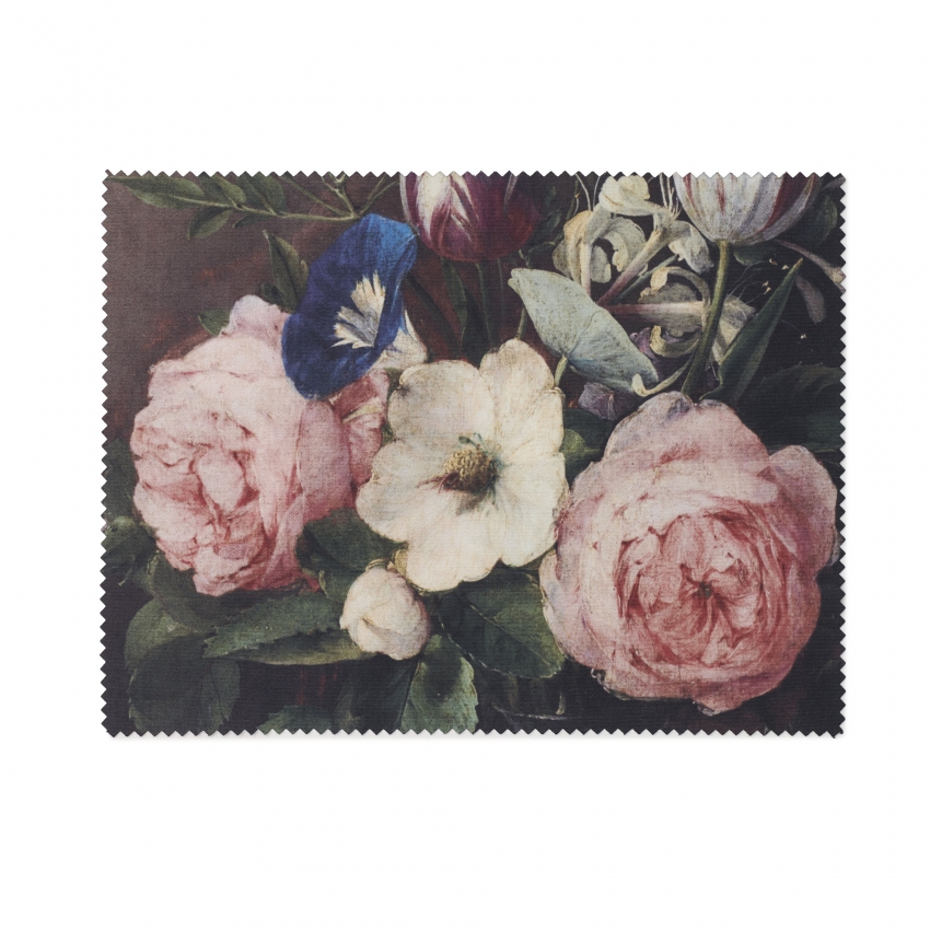 "Vase of Flowers" double cleaning cloth