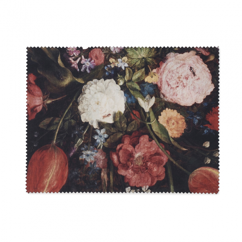 "Vase of Flowers" double cleaning cloth