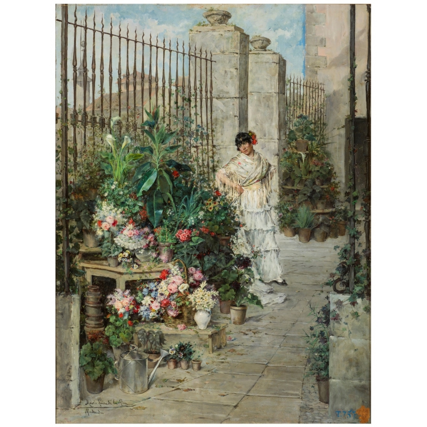 "Flower Stall" notebook