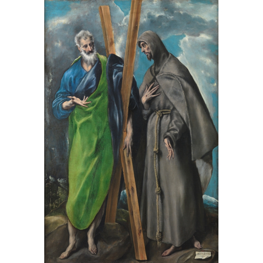 "Saint Andrew and Saint Francis"... "Saint Andrew and Saint Francis"...