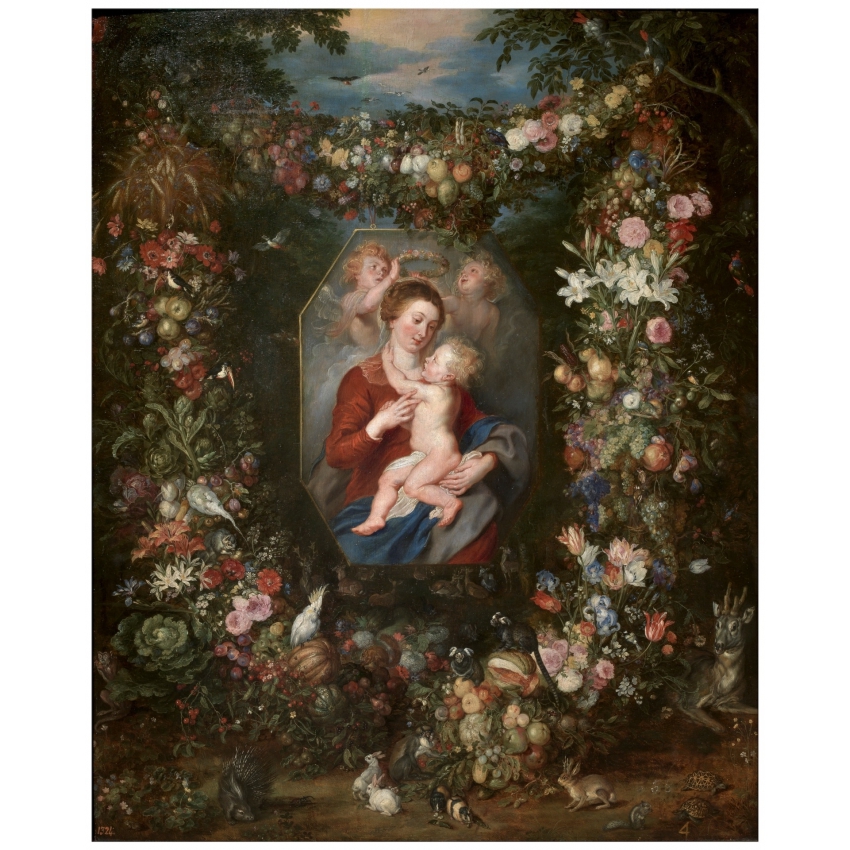 "The Virgin and Child in a Painting...
