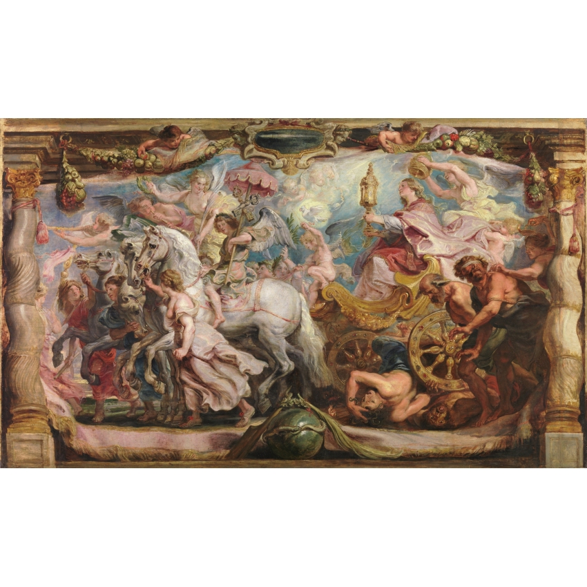 "The Triumph of the Church" toiletry bag "The Triumph of the Church" toiletry bag