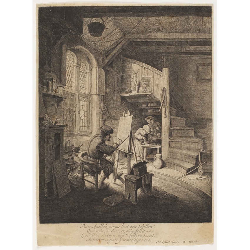 "The painter in his workshop" notebook