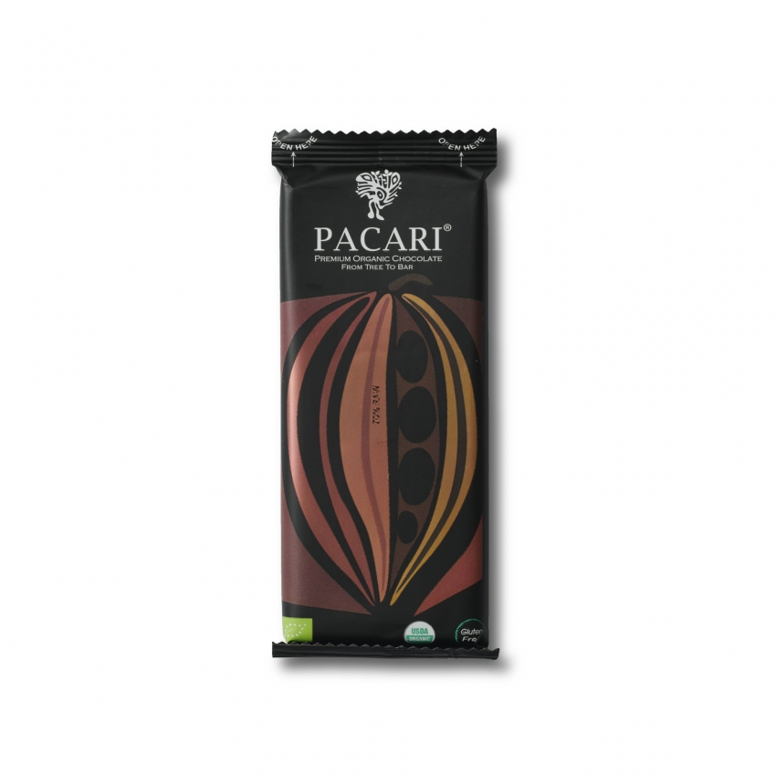 PACCARI Organic raw dark chocolate...
