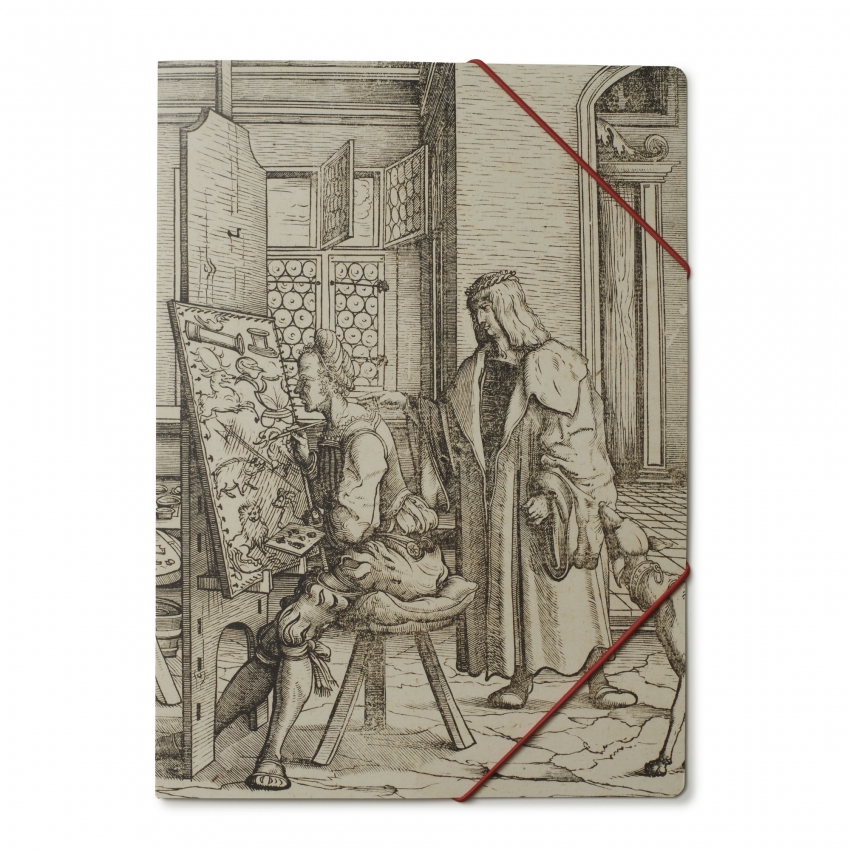 "Maximilian I visiting a painter's... "Maximilian I visiting a painter's...