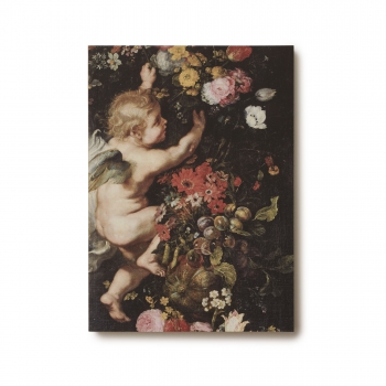 "Festoon with flowers and...