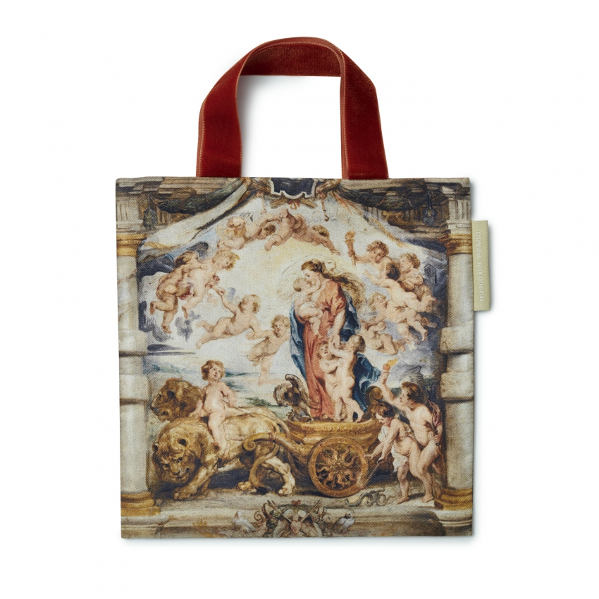 Bolso de seda "El triunfo del Amor...