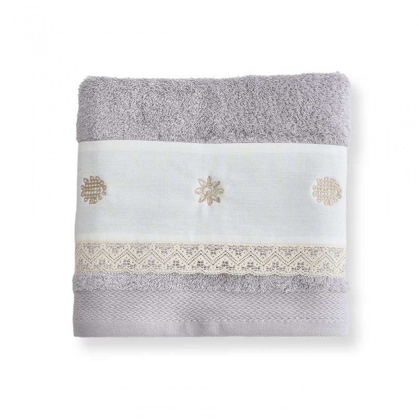 "Hand in Hand" embroidered towel "Hand in Hand" embroidered towel