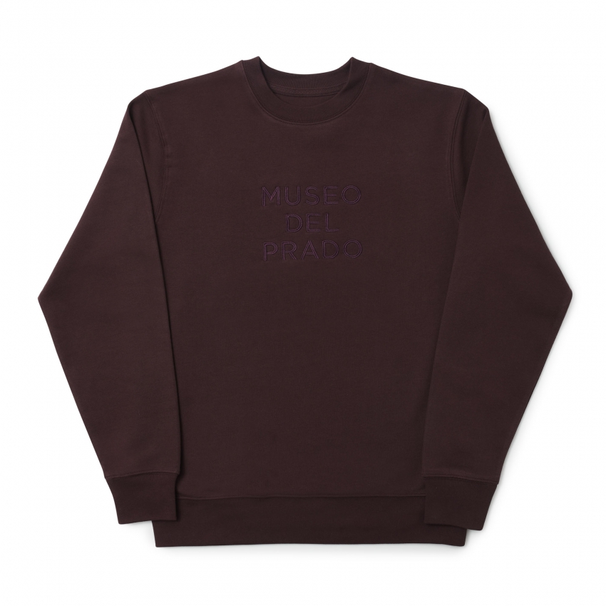 "Museo del Prado" burgundy sweatshirt