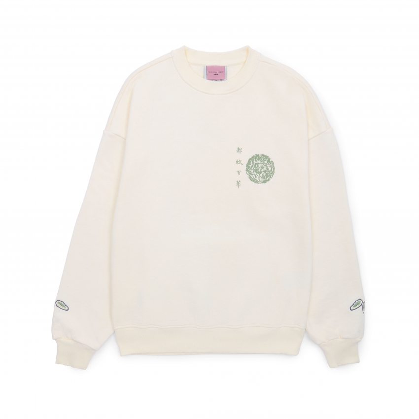 Tsuru (Crane) Sweatshirt "Tomon... Tsuru (Crane) Sweatshirt "Tomon...