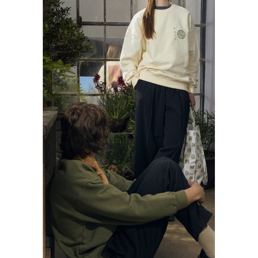 Tsuru (Crane) Sweatshirt "Tomon... Tsuru (Crane) Sweatshirt "Tomon...